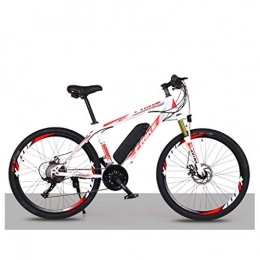 HUO FEI NIAO vélo HUO FEI NIAO 26" Electric City Bike, Amovible 8 / 10Ah Lithium-ION Batterie intgr (36V 8AH 250W), 21 / 27 Speed Gear et Trois Modes de Travail (Taille : 21-Speed Flagship)