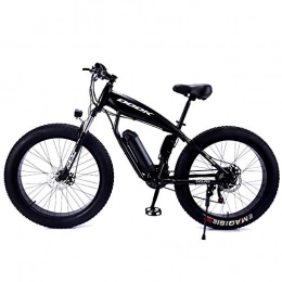 HXwsa Vélos de montagne électriques HXwsa Électrique Mountain Bike 26" 4, 0 Pouces Fat Tire Ebike, 36V 8Ah Amovible Batterie au Lithium, 250W Moteur, Fat Tire vélo électrique, vélo électrique pour Adultes, B