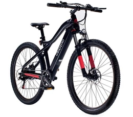 Kappa Urban Mobity Vélo électrique Pédale assistée, noir et rouge, 250 W, batterie 360 Wh, unisexe adulte