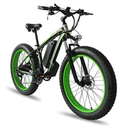 LIU Vélos de montagne électriques LIU Vélos électriques 1000W for Adultes 26 Pouces Fat Tire Montagne ELECTURE for Men 48V Moteur DE Neige DE Neige Electrique (Couleur : C, Taille : 18AH Battery)