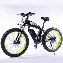 LZMX vélo LZMX VTT électrique, 26 Pouces vélo électrique, avec Amovible 350W 36V 13Ah Batterie Lithium-ION Adulte, vélo électrique en Aluminium avec écran LCD (Color : Green)