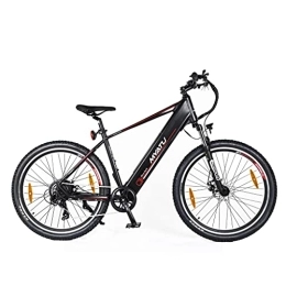 MYATU Vélos de montagne électriques MYATU VTT électrique 27, 5" avec batterie 13 Ah et dérailleur arrière Shimano 7 vitesses, 250 W