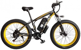 PARTAS vélo PARTAS Sightseeing / Trajets Tool - E-Bike 48V 350W / 500W1000W moteur 13Ah batterie lithium vélo électrique 26 pouces Fat Tire vélo électrique (Color : Yellow 350W 13AH)
