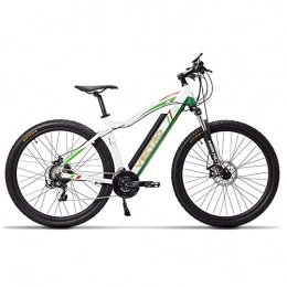 Qinmo Vélos de montagne électriques Qinmo VTT électrique, vélo électrique de 29 Pouces, avec Amovible 36V 13Ah Batterie Lithium ION, adapté for Les Hommes, Les Femmes, équitation Sports de Plein air (Color : White)