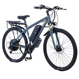 QYTEC Vélos de montagne électriques QYTEC zxc Vélo pour homme avec batterie au lithium assistée Vélo de montagne électrique longue portée Vélo électrique (couleur : bleu)