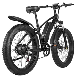 QYTEC Vélos de montagne électriques QYTEC zxc Vélo électrique pour homme 26'' Fat Mountain Bike 1000 W Adulte E-bike 48 V 17 Ah Pneu 4.0 pour homme Electr Bike Cruiser Snow E-Bike