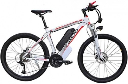 RDJM vélo RDJM VTT Electrique 26 '' Electric Mountain Bike, avec 1000W Ebike Amovible 48V 15AH Batterie 27 Speed ​​Gear Professionnelle extérieure Vélo électrique Vélo (Color : Red)