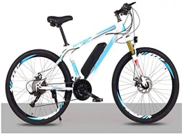 RDJM vélo RDJM VTT Electrique, 26 en vélo électrique, 36V Batterie au Lithium Enregistrer vélo vélo à Double Disque Amortisseur Frein extérieure for Adultes Cyclisme Voyage (Color : White)