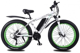 RDJM vélo RDJM VTT Electrique, 26 Fat Tire vélo électrique for Adultes 350W Montagne E-vélo avec 36V Amovible Lithium et 27 Speed ​​Gear Kit Maj Trois Modes de Travail Charge maximale 330Lb