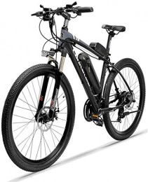 RDJM vélo RDJM VTT Electrique, 26 « » Vélo électrique for Adultes, VTT électrique 250W 36V 10Ah Amovible de Grande capacité de la Batterie Lithium-ION 21 Speed ​​Gear Double Disque de Frein (Color : Black)
