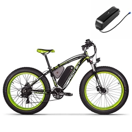 RICH BIT vélo RICH BIT TOP-022 Vélo électrique VTT Fat Bike 26 Pouces Double Batterie Vélo Électrique de Montagne pour Hommes et Femmes (Vert)