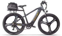 RICH BIT vélo RICHBIT-520 Vélo électrique, vélo de Montagne électrique Adulte à Frein à Disque hydraulique 29'' avec Batterie Lithium-ION 48V / 10Ah, Moteur 500W et Vitesse Shimano 7 (Noir Or 1.0)