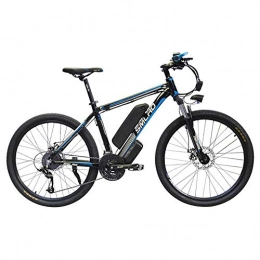 SAWOO vélo SAWOO 1000W vélo électrique Hommes 26 Pouces Montagne Ebike vélo de Route Plage / vélo de Neige Ebikes pour Adultes avec Batterie 15Ah 27 Vitesses (Bleu)