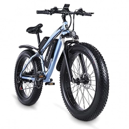 Shengmilo vélo Shengmilo -MX02S Vélo électrique de pneu épais de 26 pouces, vélo électrique de montagne Nevada avec transmission Shimano 7 vitesses, assistance de pédale, frein à disque hydraulique