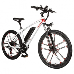 SUNWEII vélo SUNWEII Jante en Alliage de magnésium pour vélo électrique e-Bike, 48V 8AH, vélo électrique 350W, e-Bike Pliable pour Adultes, White