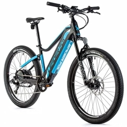 Leaderfox vélo Velo Electrique-VAE VTT Leader Fox 26'' arimo 2021 Mixte Noir-Bleu 8v Moteur Roue AR bafang 36v 45nm Batterie 15ah (14'' - h38cm - Taille XS - pour Adulte de 148cm à 158cm)