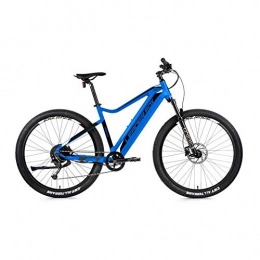 Leaderfox vélo Velo Electrique-VAE VTT Leader Fox 27, 5'' arimo 2021 Mixte Moteur Roue AR bafang 250w 36v Batterie 15a 8v sunrace Bleu