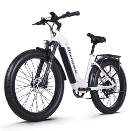 VOZCVOX vélo VOZCVOX Vélos Électrique Vélo de Montagne électrique 26" VTT Électrique Batterie 17, 5 Ah, Shimano 7 Vitesses, E-Bike Urbain pour Adulte, Autonomie 50-70km