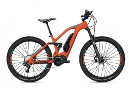 KARMA_BIKES Vélos de montagne électriques VTT Assistance Electrique KARMA FS + XT Boost E8000 Orange Grey Blue-M