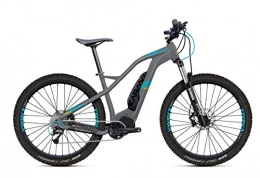 KARMA_BIKES Vélos de montagne électriques VTT Assistance Electrique KARMA HT + D9 Boost E7000 Grey Blue Green-L