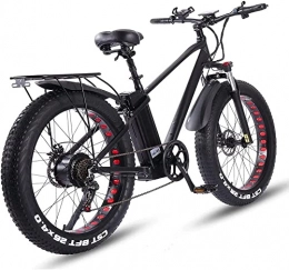 HFRYPShop vélo VTT Vélo électrique pour Adultes, 48V 20Ah 960Wh Batterie au Lithium Amovible, 26 * 4.0'' Fat Tire E-Bike, 3 Modes De Travail Réglables, E-VTT avec Système à 7 Vitesses Shimano, No Bag