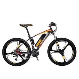 FFF-HAT vélo Vélo de montagne électrique de 26 pouces, batterie au lithium-ion amovible de grande capacité (36V250W), vélo électrique à 27 vitesses, trois modes de fonctionnement, roue intégrée en alliage d'alumini
