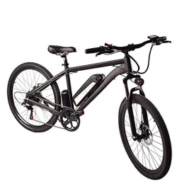 VBARV vélo Vélo de Montagne électrique en Carbone 3.0, vélo électrique en Fibre de Carbone à Assistance électrique, vélo électrique avec système de Transmission Shimano 27 Vitesses et 36 V Amovible