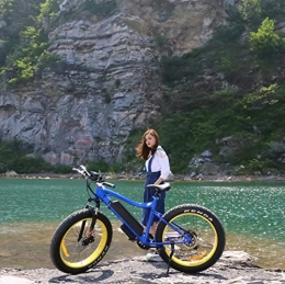 H&G vélo Vélo Electrique 26"E-Bike VTT, 1000W 48V13A Batterie vélo de Montagne électrique Vélo de Montagne Batterie au lithium Batterie Freins à Disque Hydrauliques