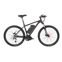 YIZHIYA vélo Vélo Électrique, Vélo de montagne électrique pour adultes de 29 pouces, Moteur 350W, Batterie au lithium 48V 10A, Vitesse maximale 25 km / h, 3 modes de travail, Vélo électrique de voyage, Black red