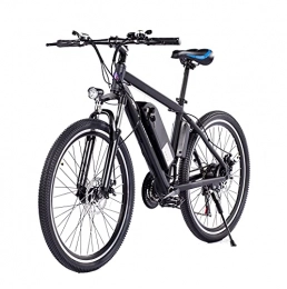 Vélo électrique de montagne pour adultes 26 pouces VTT électrique 250 W, 25 km/h pour adultes avec batterie amovible 48 V 8,7 A, 21 vitesses