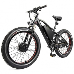 Amantiy vélo Vélo électrique, Fat Tire Electric Bik 750W-2000W jusqu'à 50 km / h 26 pouces FAT TIRE E-Bike 21 vitesses Beach Cruiser Sports Vélos de montagne Suspension complète, batterie au lithium Batteries hydr