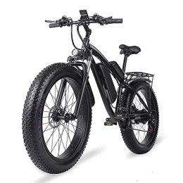 satxtv Vélos de montagne électriques Vélo électrique pliable pour homme et femme, vélo de montagne 26 pouces, fourche avant avec amortisseurs pneumatiques, MX02S