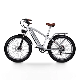 Shengmilo vélo Vélo électrique Shengmilo, vélos électriques rétro MX04 pour adultes, vélo électrique Fat Tire avec 3 modes de conduite faciles à assembler, batterie amovible 48V 15Ah, BAFANG Motor