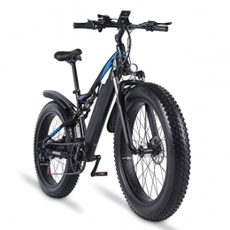 HFRYPShop vélo Vélo électrique VTT 1000W 48V, Tout-Terrain Fat 26" 4.0 Pneu et Batterie Lithium 17Ah avec Freins Hydrauliques [EU Stock