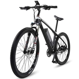 WuKai vélo WuKai 26 Pouces en Fiber De Carbone Batterie Lithium Bicyclette Électrique Vélo Tout-Terrain Énergie Électrique Véhicule Vélo De Montagne