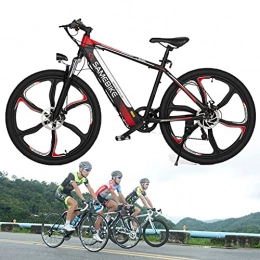WZFANJIJ Vélos de montagne électriques WZFANJIJ vélo électrique léger 350W électrique Pliable d'assistance à la pédale avec Batterie 7, 5Ah, 26 Pouces, pour Adolescent et Adultes